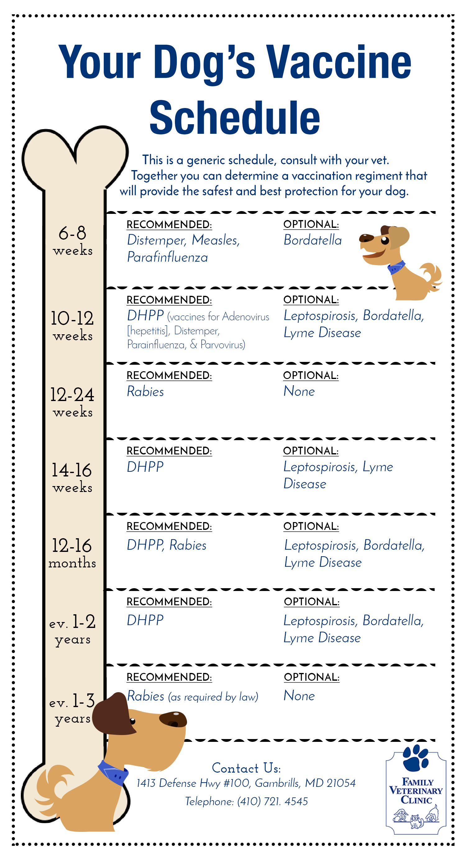 Dog Vaccination Schedule Examples And Forms