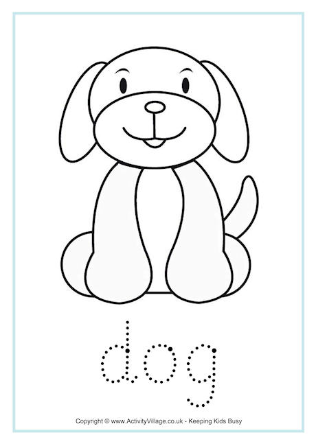 Dog Word Tracing