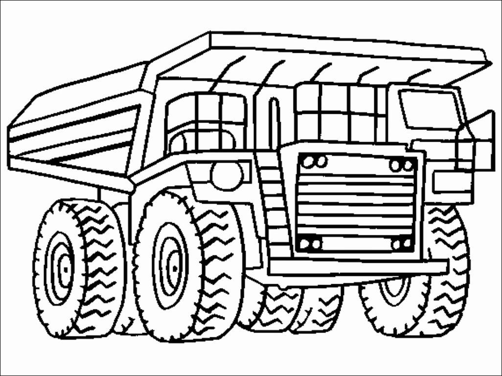 Dump Truck Coloring Page Awesome Dump Truck Coloring Pages 