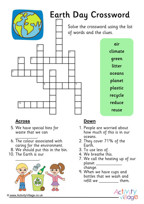 Earth Day Crossword