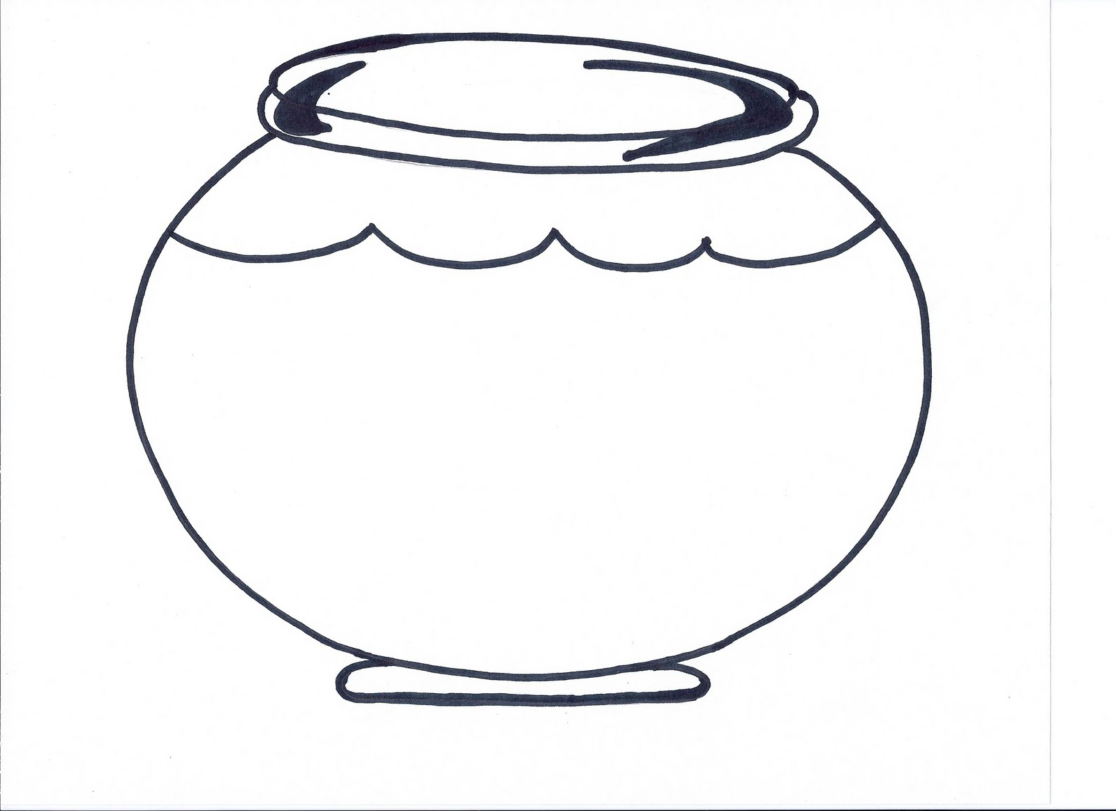 Fish Bowl Template Cliparts co