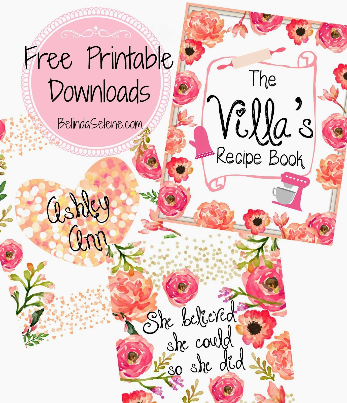 Free Gorgeous Printable Covers For Erin Condren Planner 