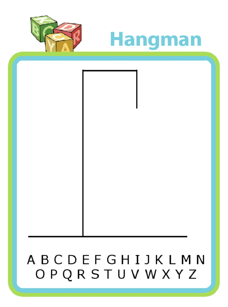 Free Hangman Word Game Worksheets 101 Activity 