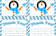 FREE Holiday Thank You Letter Printable