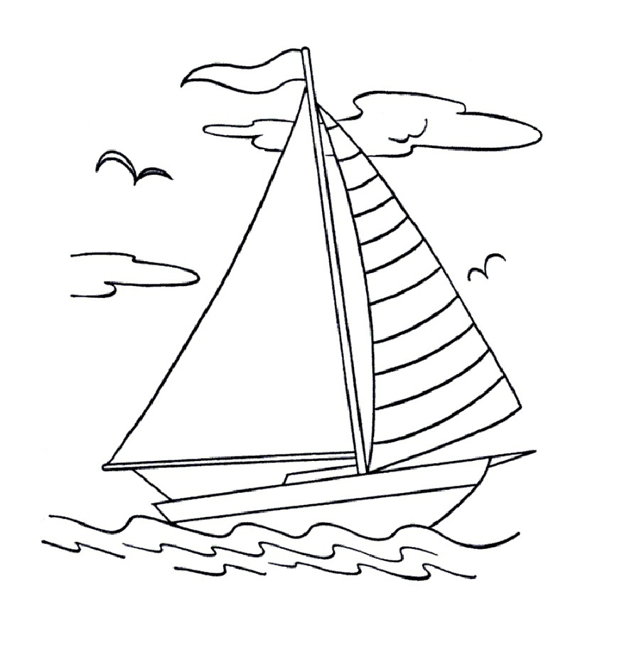 Free Printable Boat Coloring Pages For Kids Best 