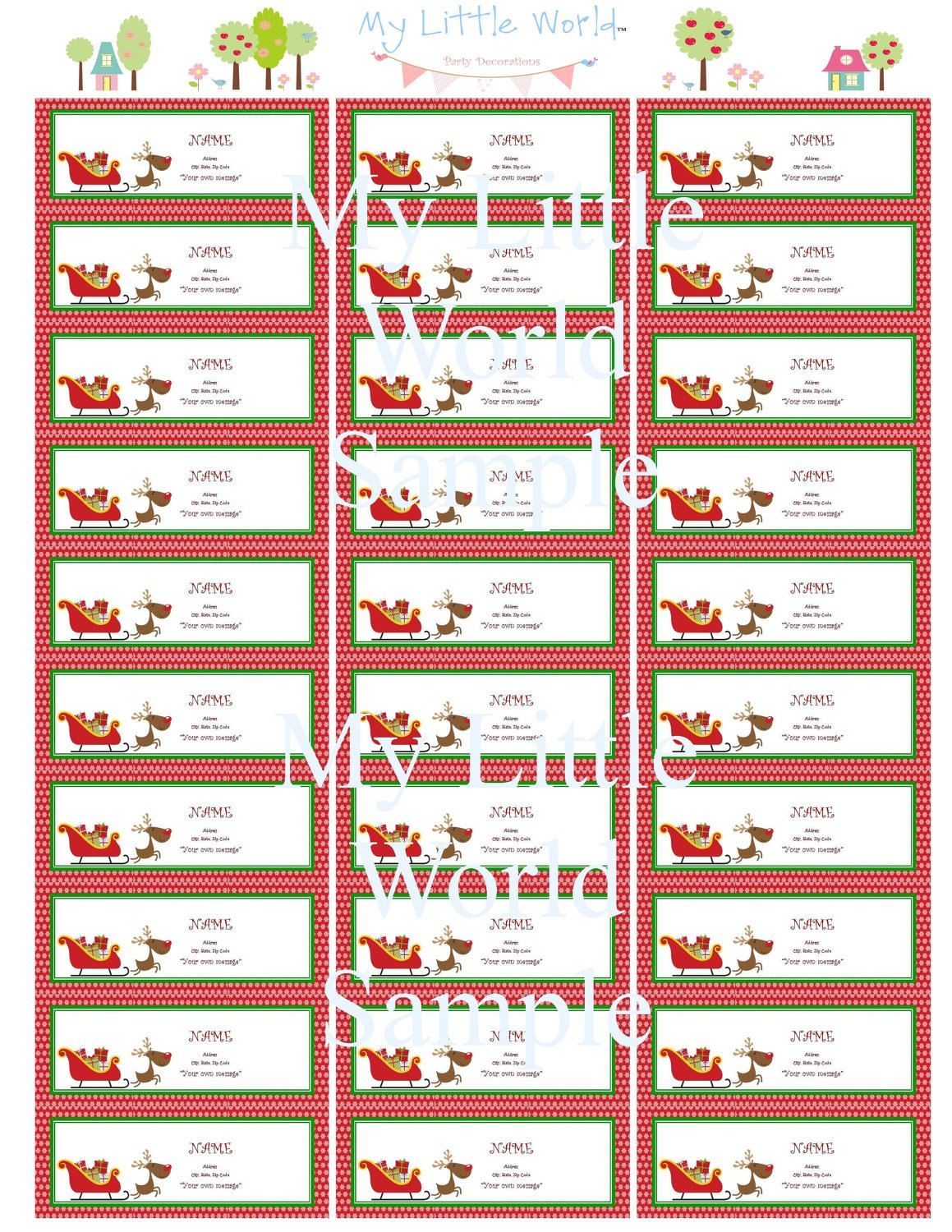 Free Printable Christmas Address Labels Avery 5160 Free