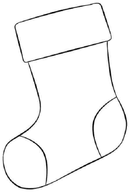 Free Printable Christmas Stocking Coloring Pages