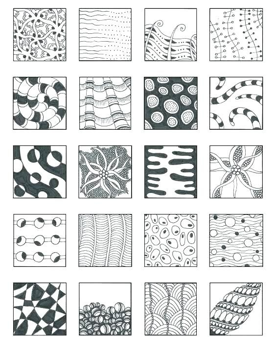 Free Printable Zentangle Worksheets Zentangle 