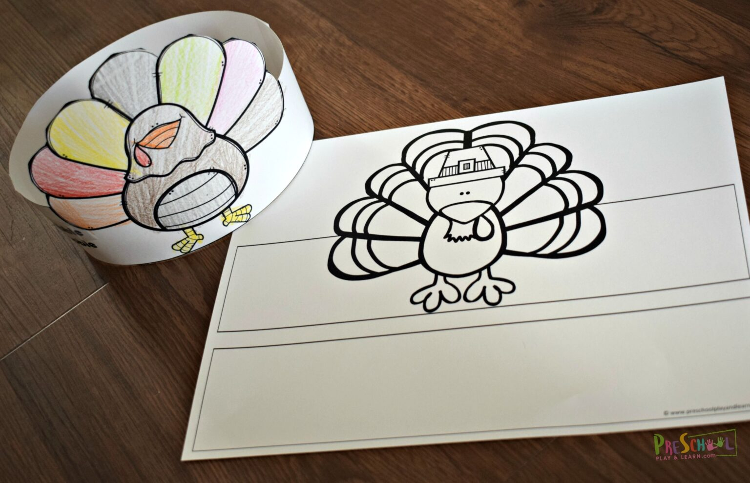 FREE Thanksgiving Hats Printable For Kids