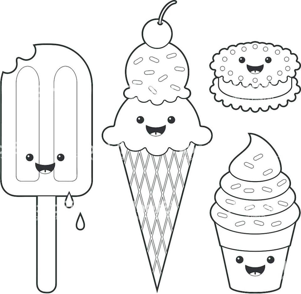 Get This Ice Cream Coloring Pages For Toddlers 339c