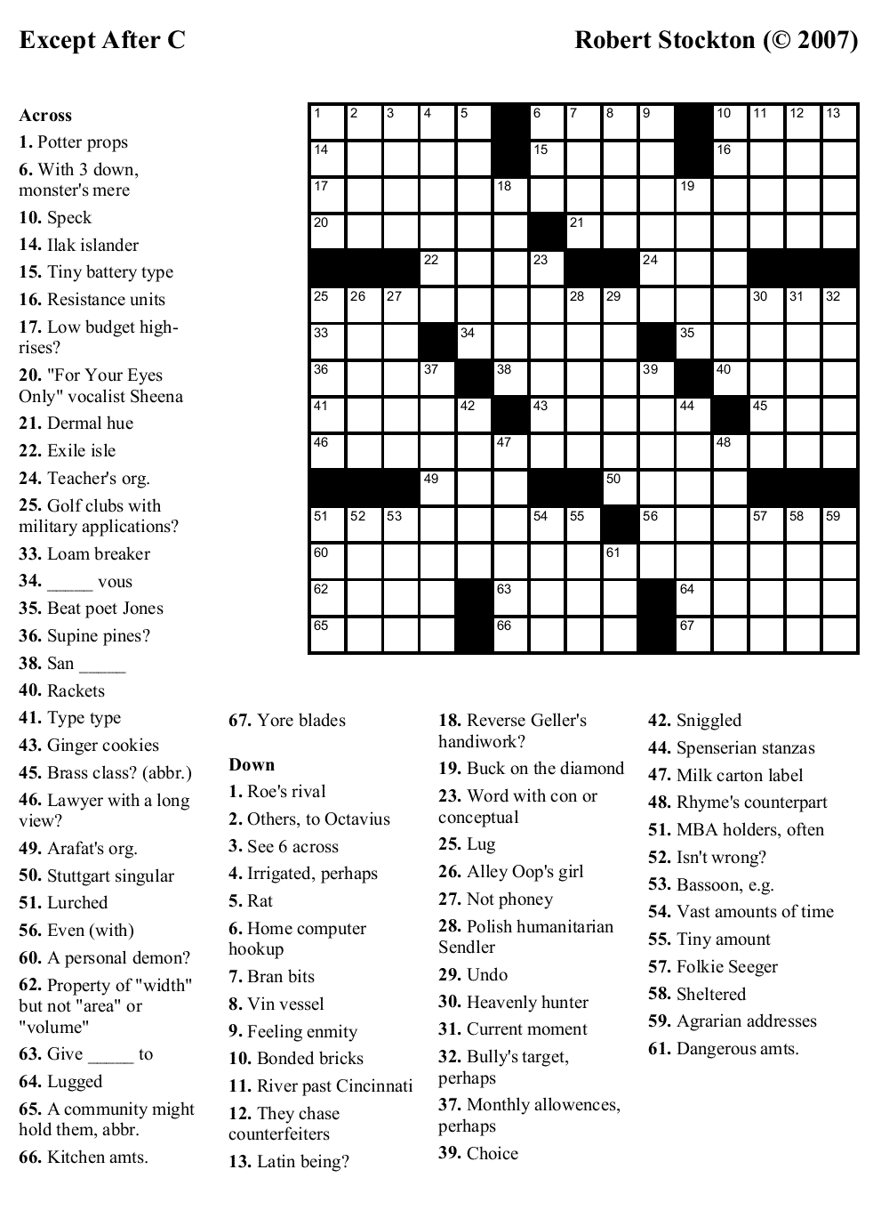 Hard Halloween Crossword Puzzles Printable Printable 