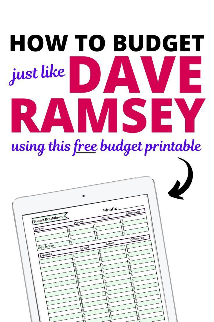 How To Budget Like Dave Ramsey With These Budgeting 