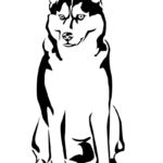 Husky Coloring Page Coloring Home