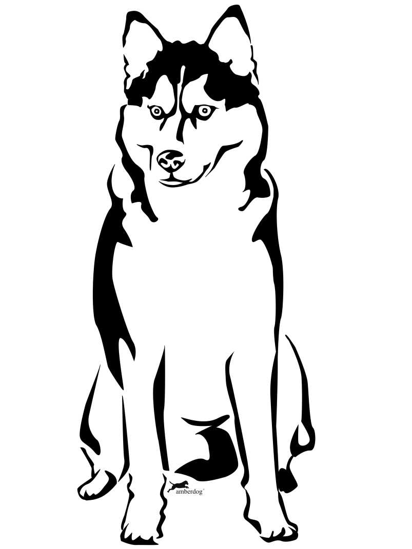 Husky Coloring Page Coloring Home