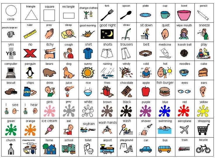 Image Result For Pecs Symbols Free Printables Autism 