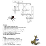 Insect Crossword Puzzle Printable Printable Crossword