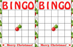 Items Similar To Blank Merry Christmas Holiday Bingo