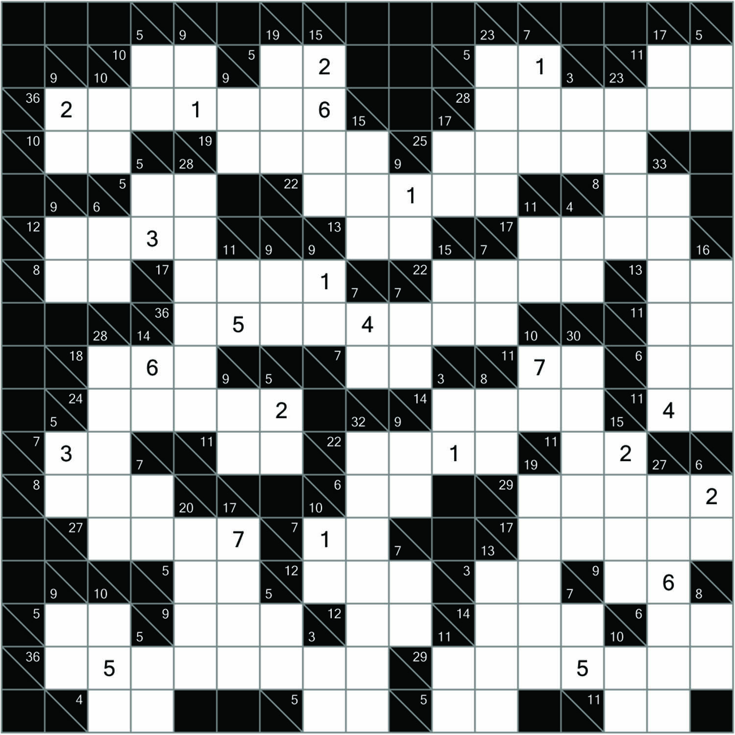 Kakuro Sudoku Printable Sudoku Printable