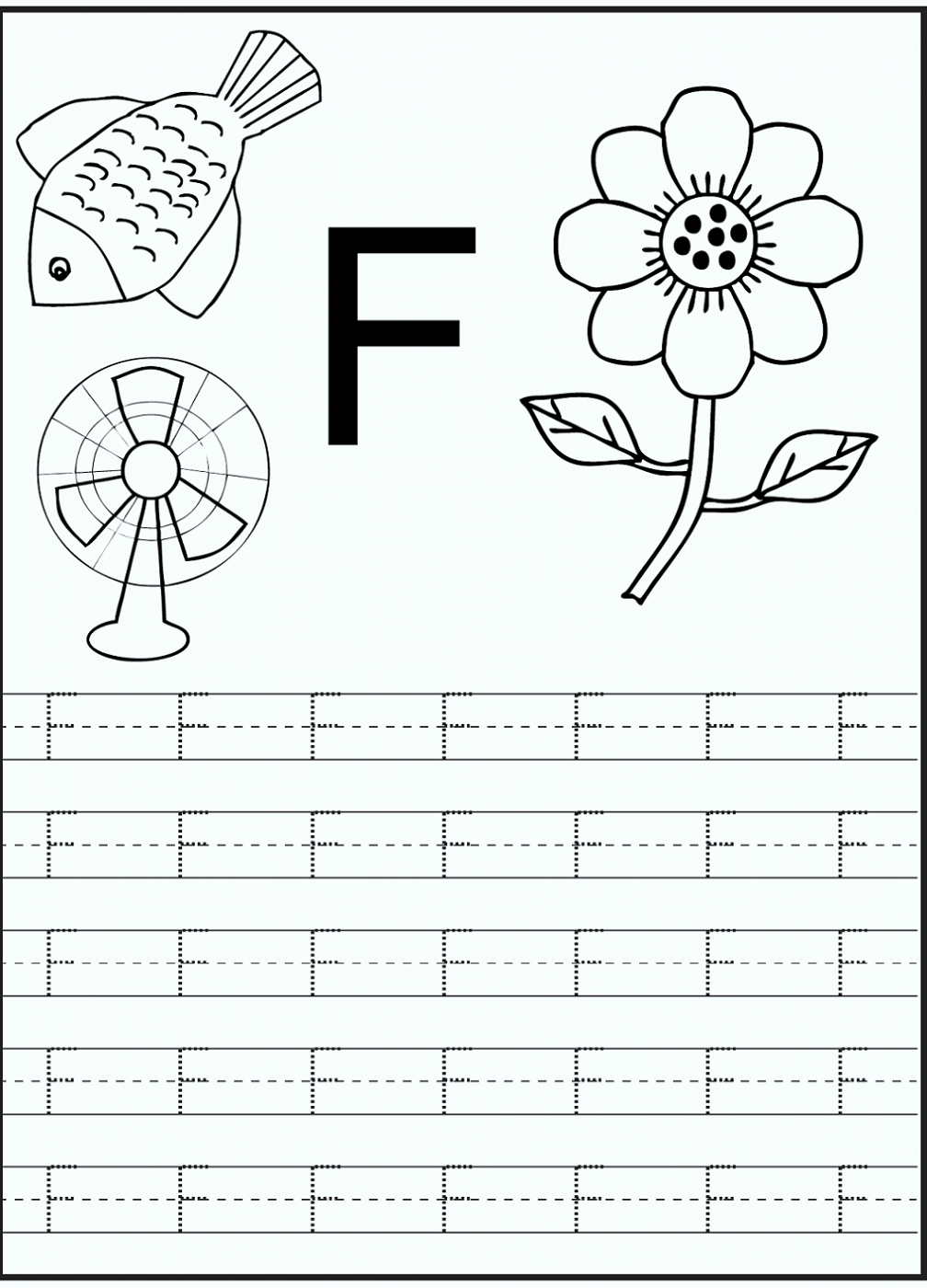 Letter F Worksheets