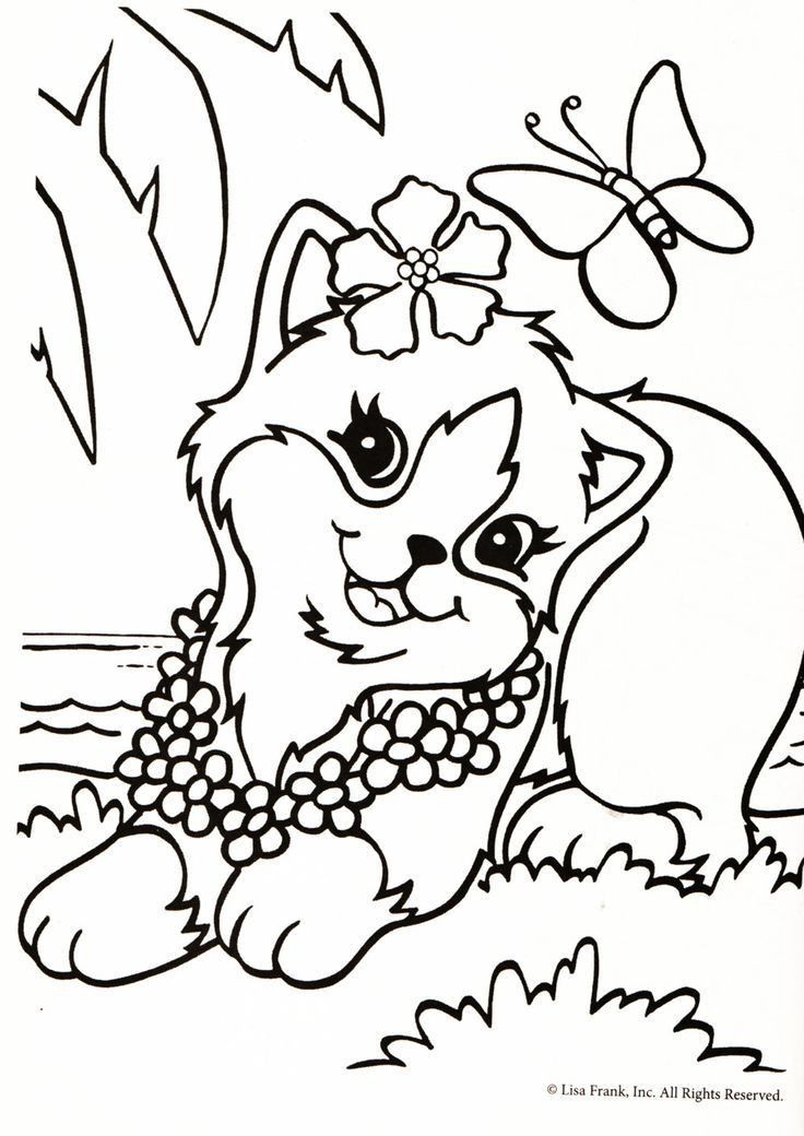 Lisa Frank Coloring Pages Animal Coloring Pages 