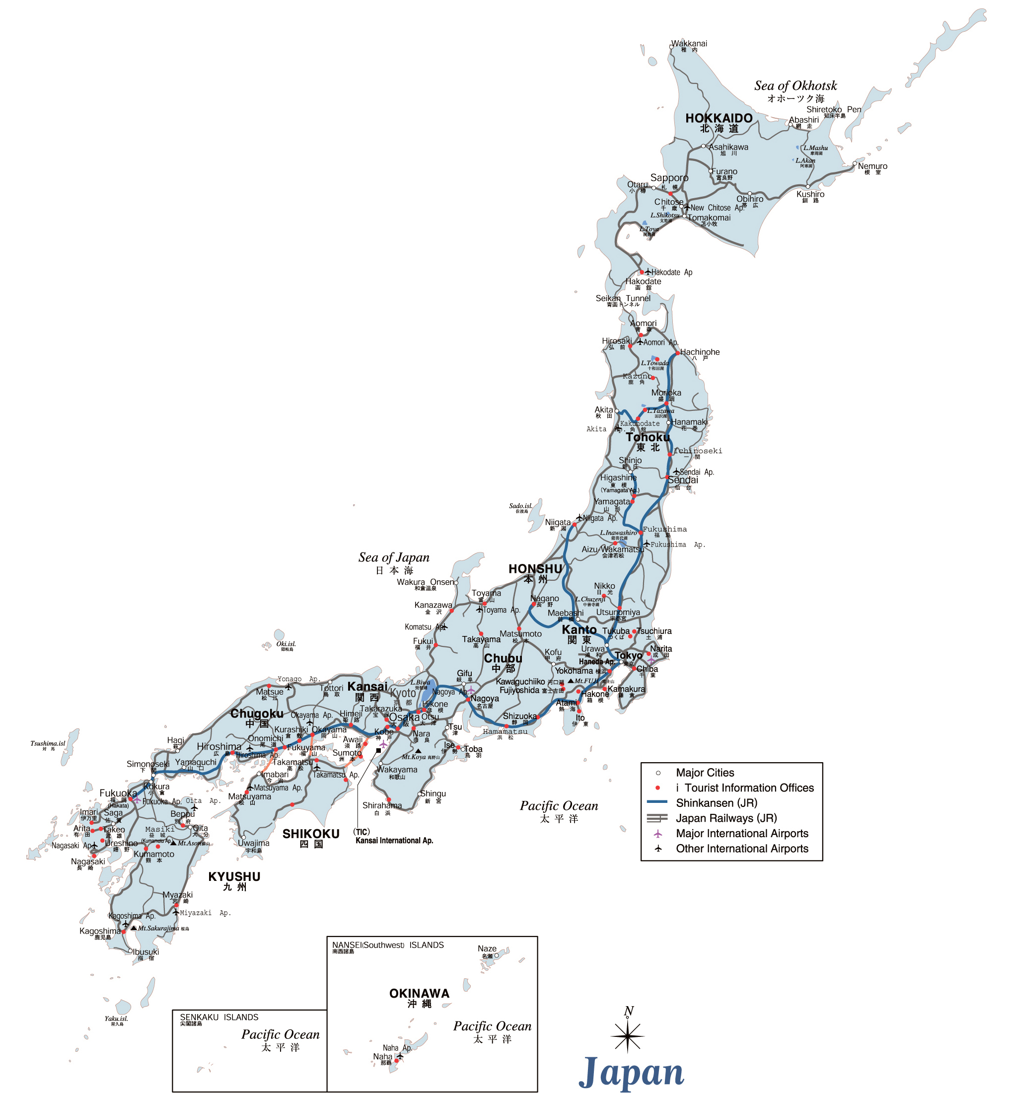 Maps Of Japan Detailed Map Of Japan In English Tourist 