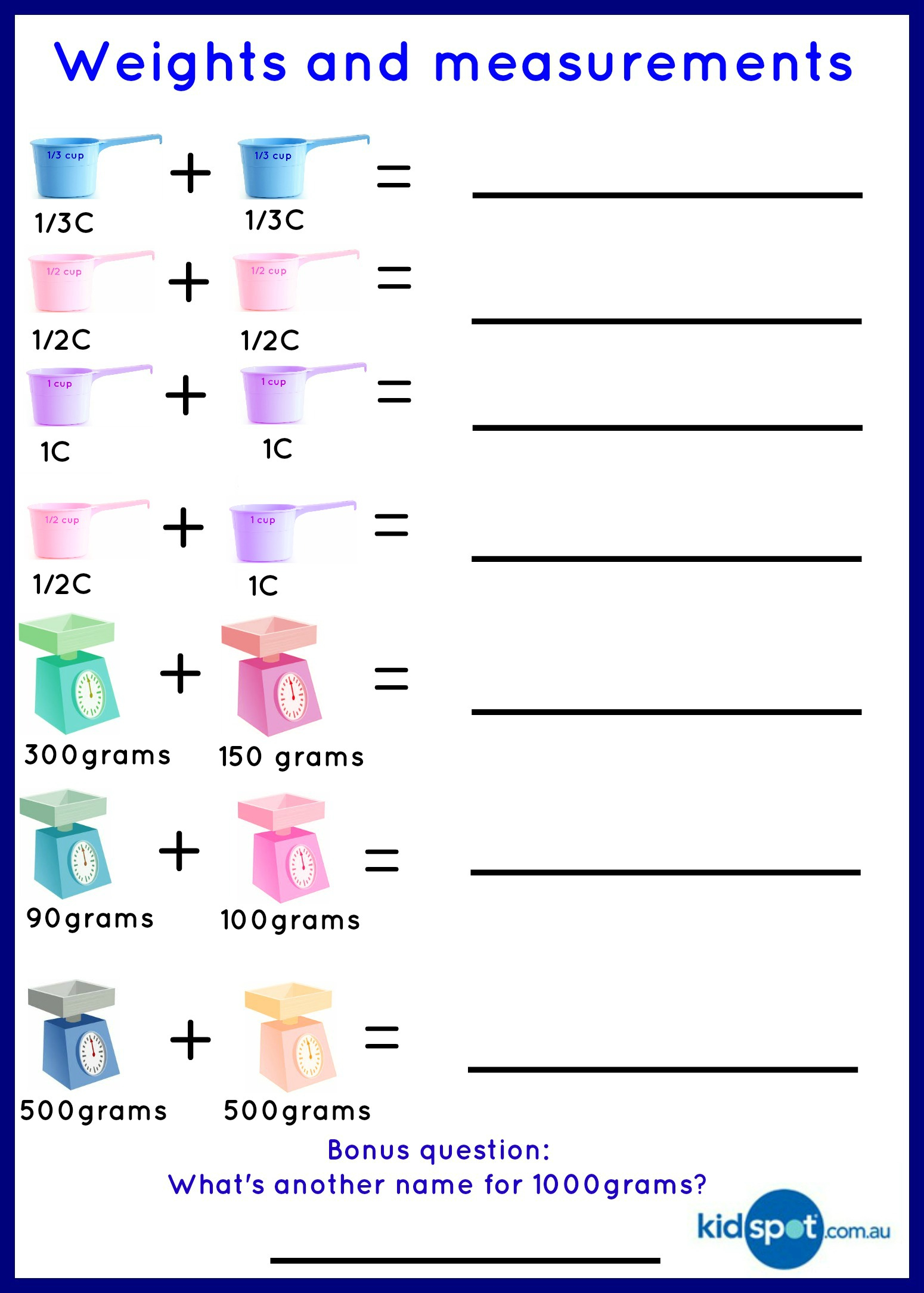 Measurements Cooking 20 Free Cliparts Download Images On 