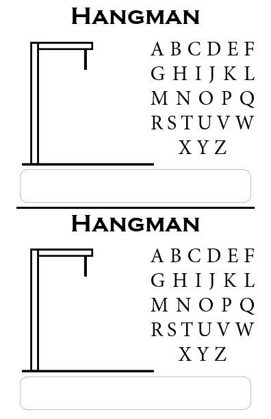 Miller s Hangman Game Pad Hangman Game Hangman Words 