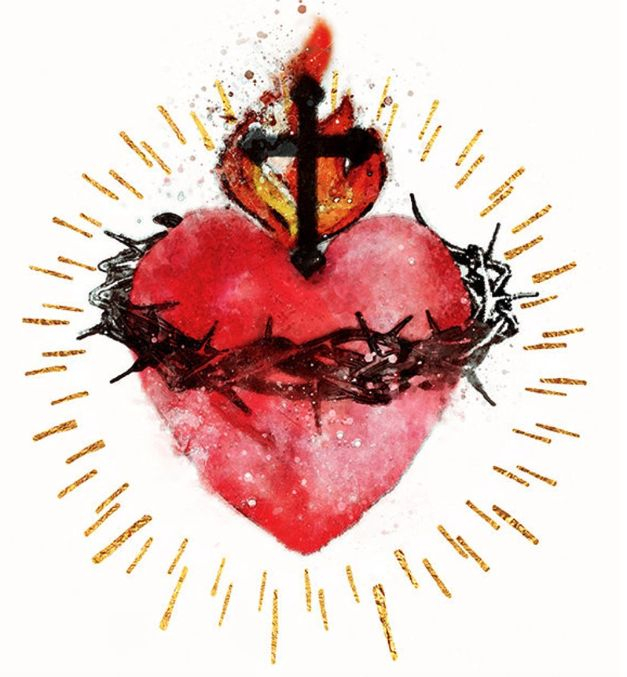 Most Sacred Heart Of Jesus Printable Download Catholic 