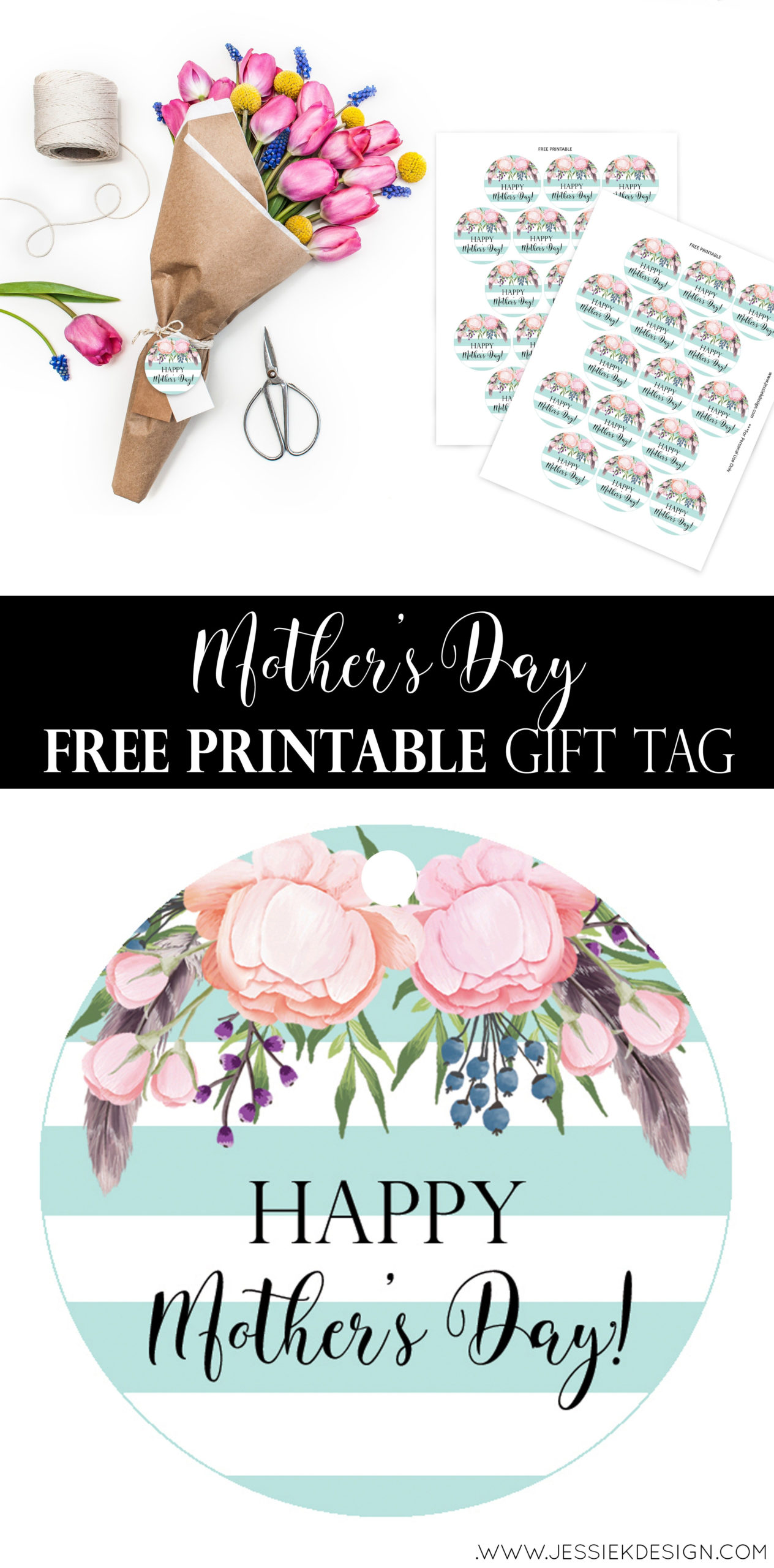 Mother s Day Printable Gift Tag Jessie K Design Free 