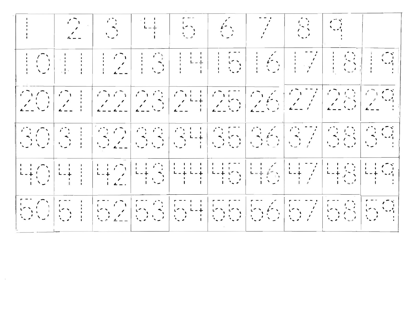 Number Sheet 1 100 To Print Activity Shelter