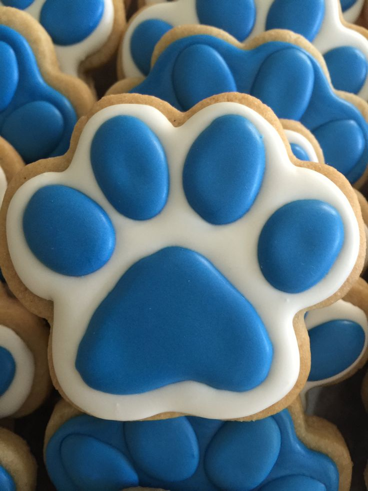 Paw Print Cookies Paw Cookies Paw Print Cookies Paw 