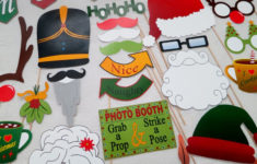 PDF Christmas Photo Booth Props PRINTABLE Photobooth DIY