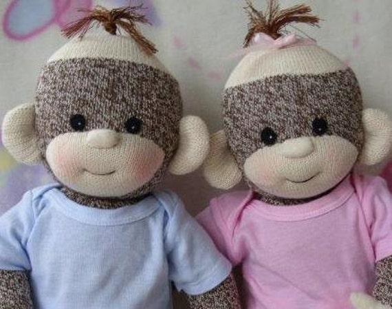 PDF PATTERN Baby Sock Monkey By LaliDolls On Etsy