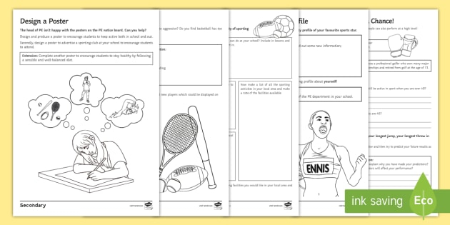 PE Cover Lesson Teaching Ideas PE KS3 KS4 Cover 