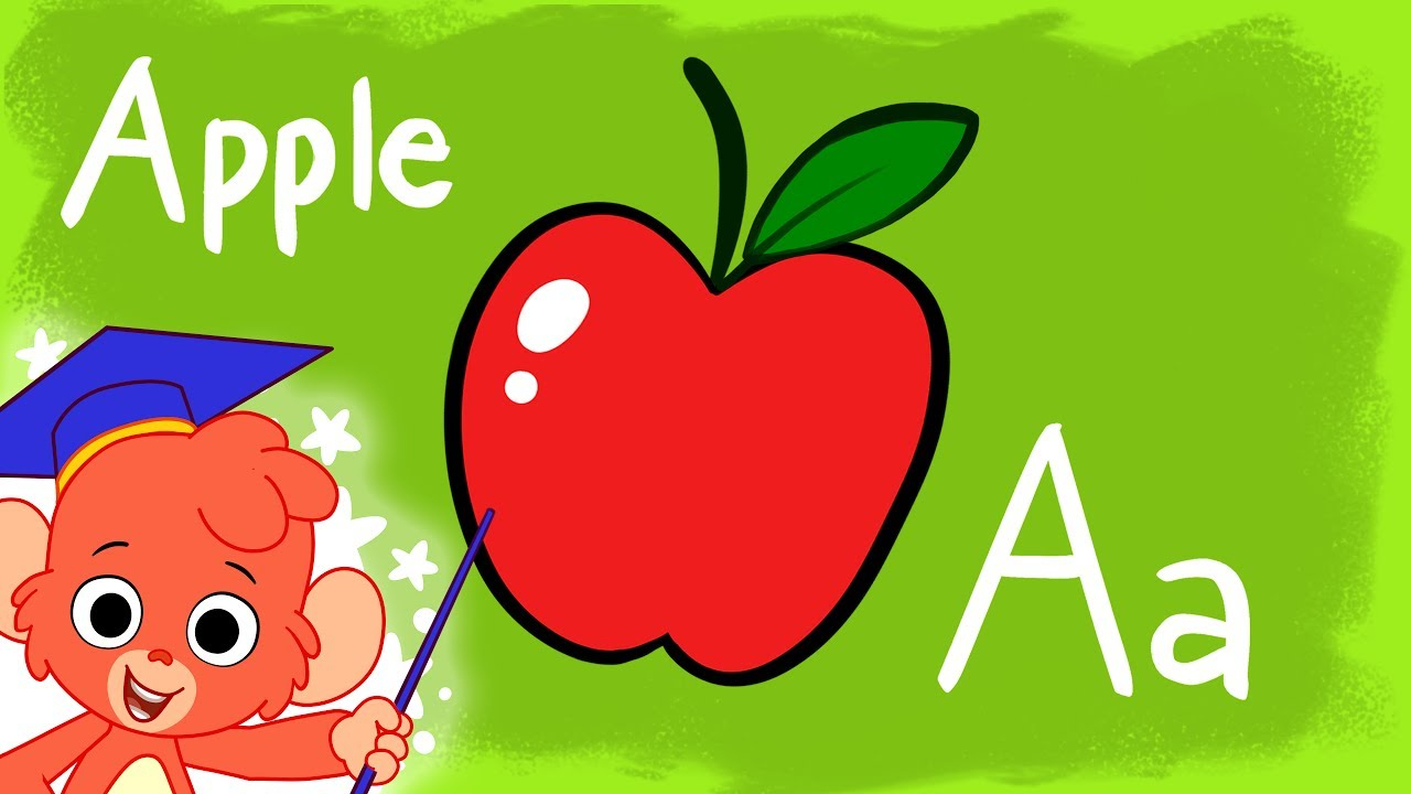 Phonics Song ABCD Rhymes For Children A Is For Apple 