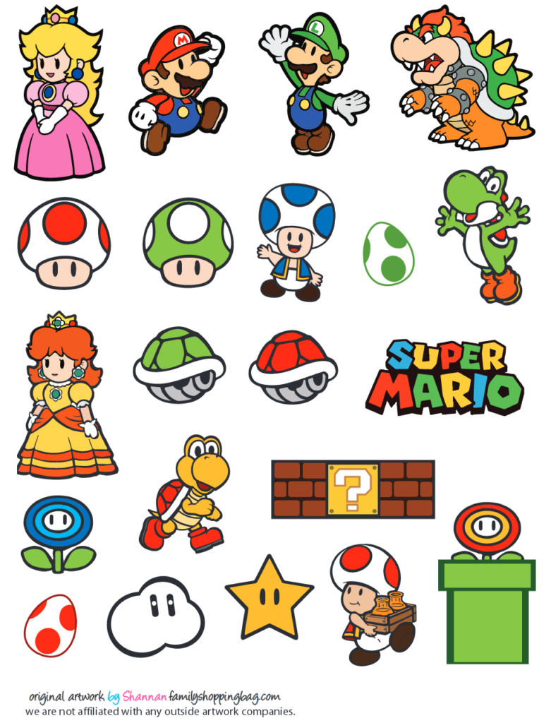 Printable Mario Characters 2423