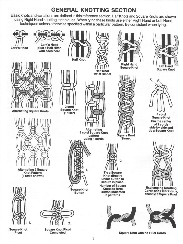 Printable Macrame Knots Pdf | FreePrintableTM.com