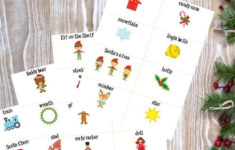 Printable Christmas Guessing Game Cards For Charades