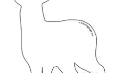 Printable Reindeer Template Xmas Crafts Coloring Page