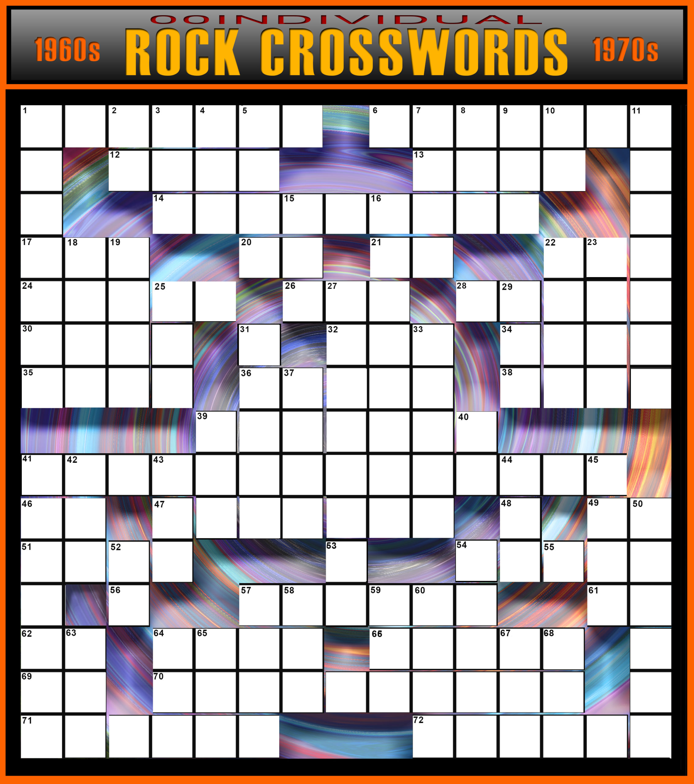 Printable Rock And Roll Crossword Puzzles Printable 