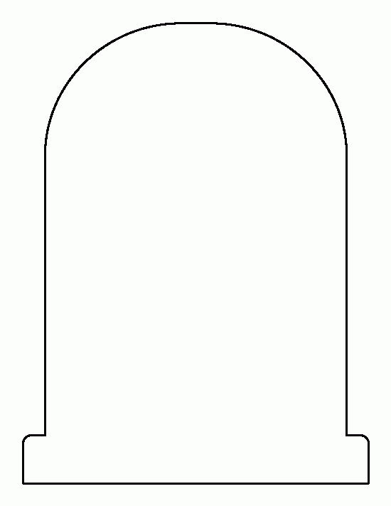 Tombstone Printable | FreePrintableTM.com