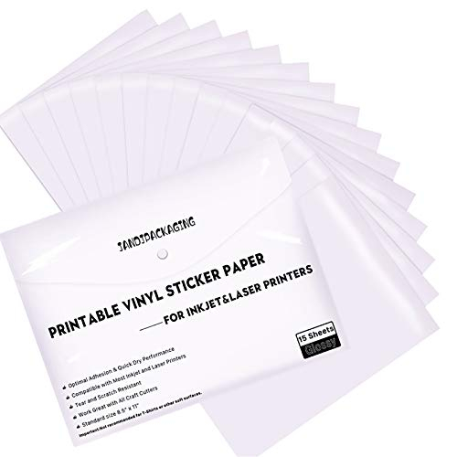Printable Vinyl Sticker Paper Waterproof Printable Vinyl 