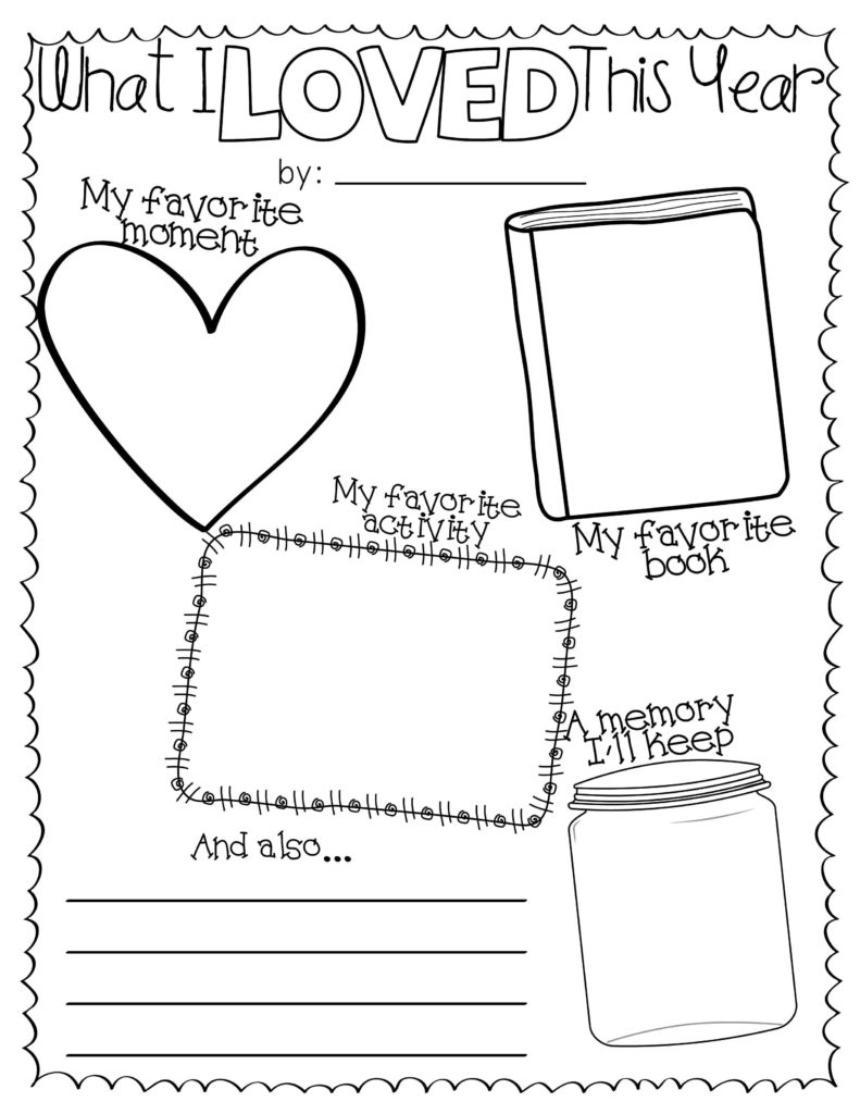 Free Printable End Of School Year Worksheets FreePrintableTM