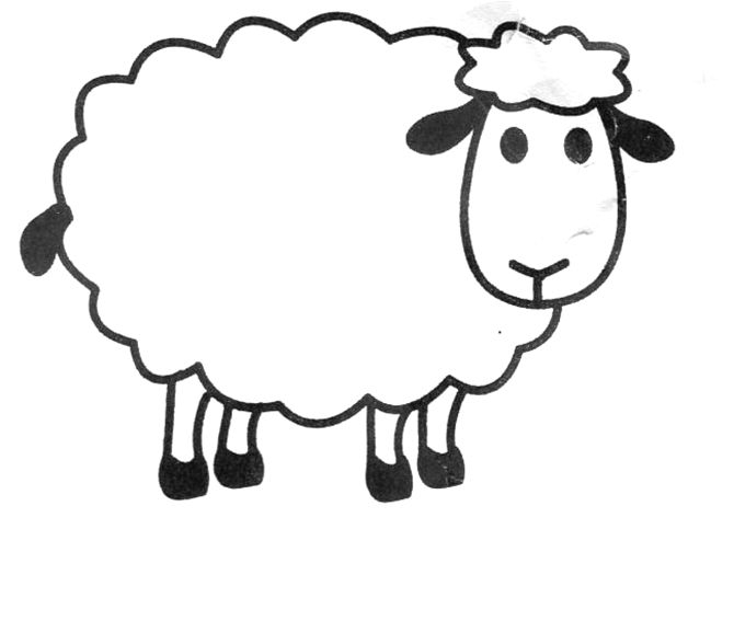 Sheep Templates Printable Sheep Crafts Sheep Template 