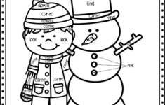 Sight Word Coloring Worksheets