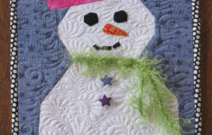 Snowman Pattern Paper Piecing With Freezer Paper