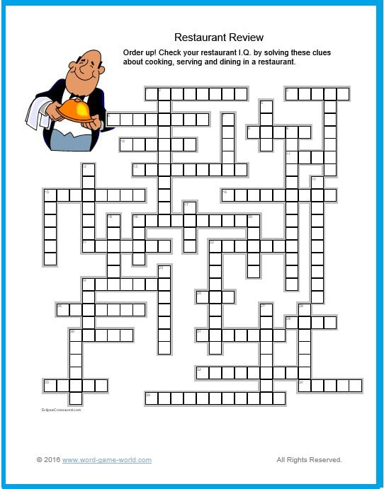 Solve Free Online Crossword Puzzles Here 