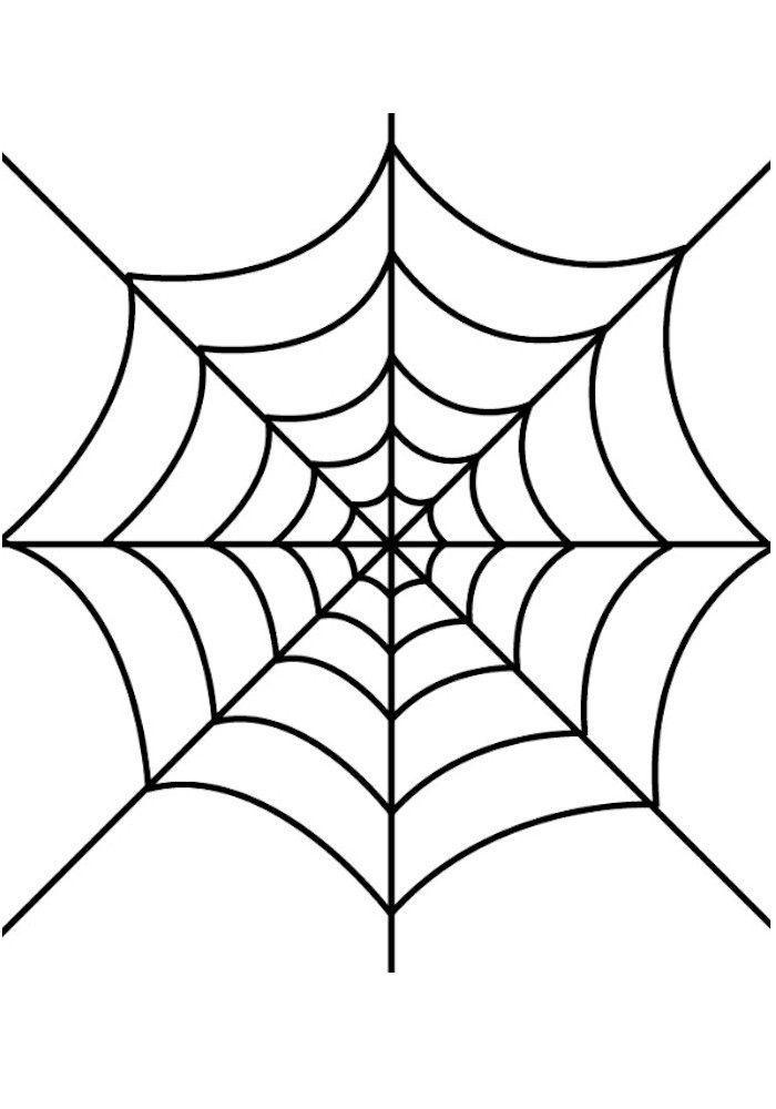 Spider Web Template Printable