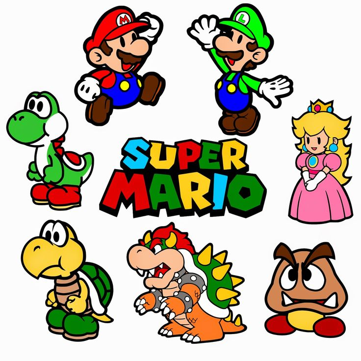 Super Mario Birthday Clip Art ClipArt Best