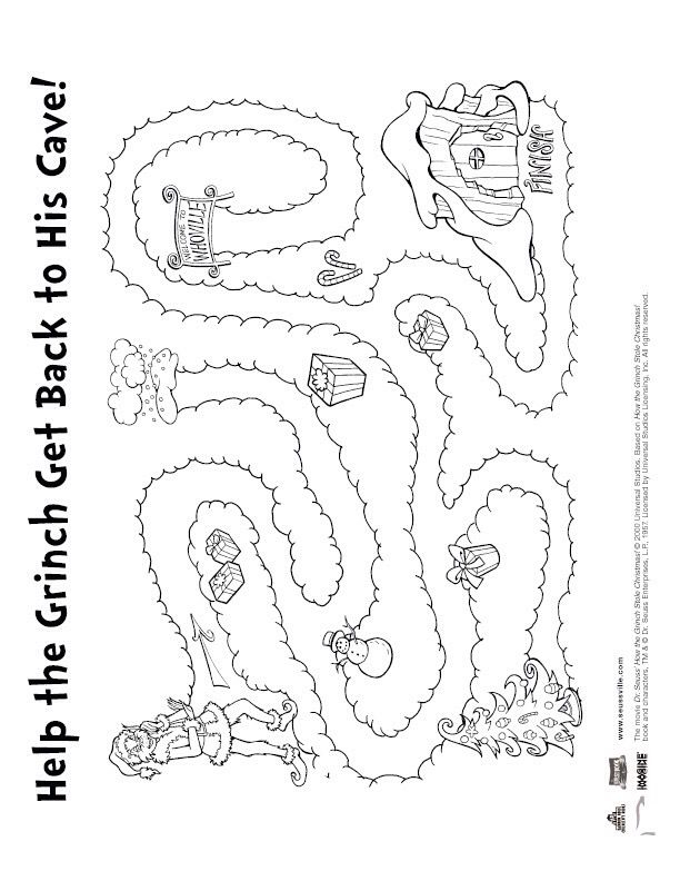 The Grinch Worksheet Grinch Stole Christmas Christmas 